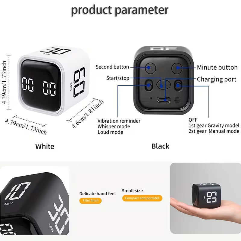 Zareen Focus Cube – Smart Task Timer